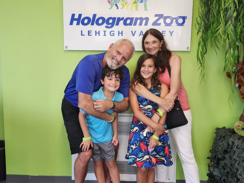 Family visit to Hologram Zoo in Easton, PA Family visit to Hologram Zoo in Easton, PA