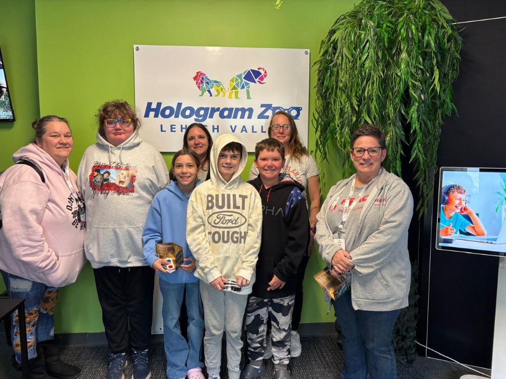 Reach Cyber Charter School visits Hologram Zoo in Easton, PA Reach Cyber Charter School visits Hologram Zoo in Easton, PA