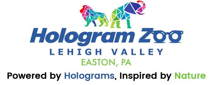 Hologram Zoo Lehigh Valley logo with tagline